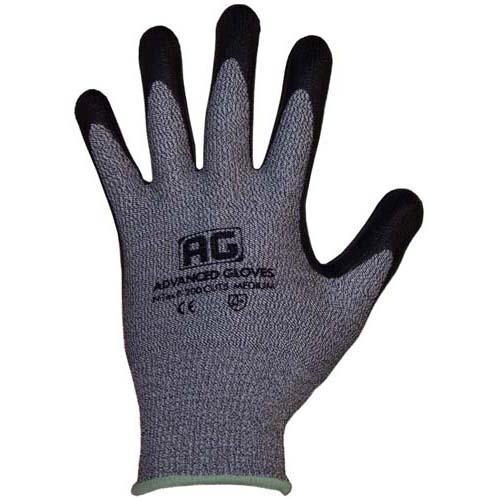 Trident Rubber Coated Cut and Puncture Resistant Knit Gloves 