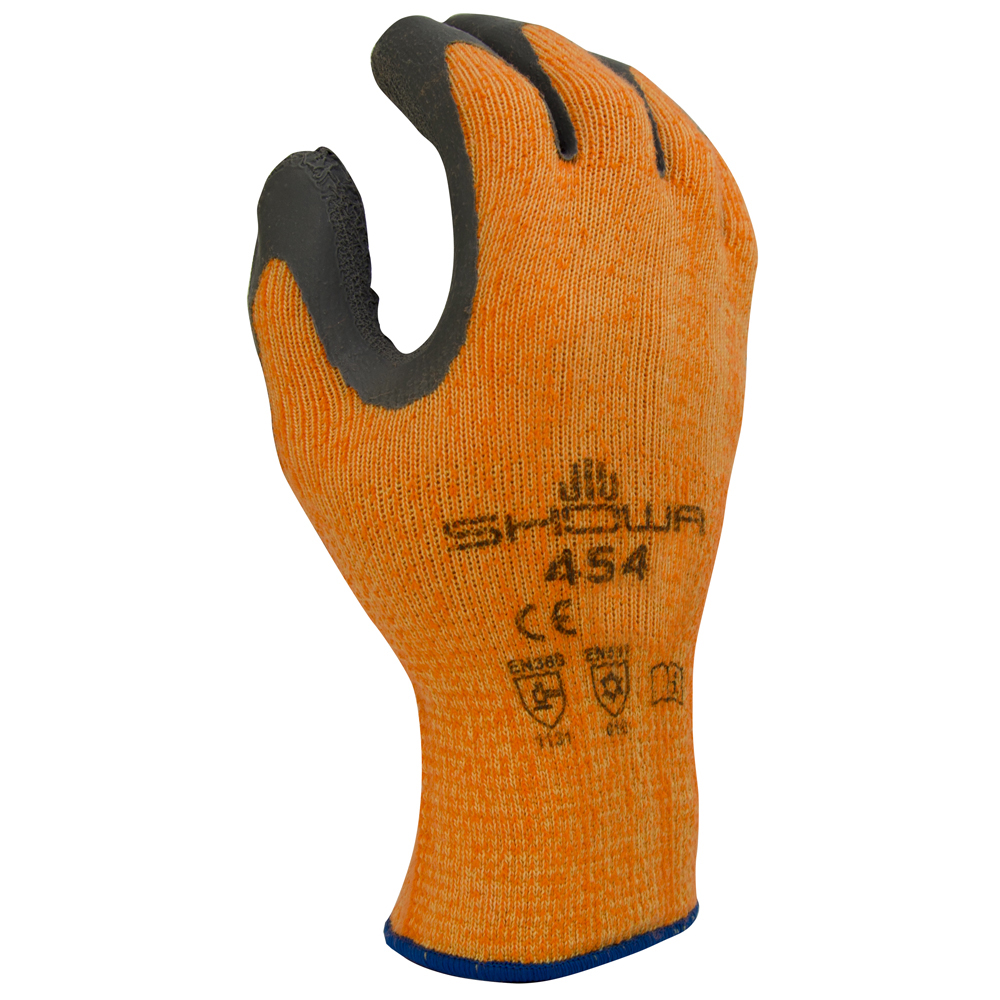 Small SHOWA 454 Insulated Latex Coated Work Glove 