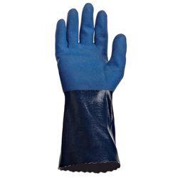 24-Pairs Atlas 720 Dipped-Nitrile Blue Chemical Resistant X-Large Work Gloves 
