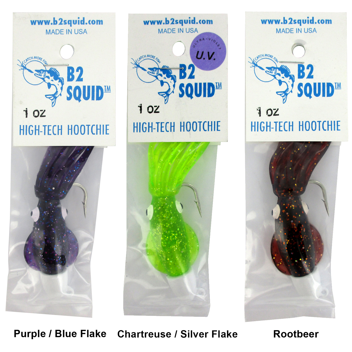 B2 Squid lure 5 inch, 1 oz. Seattle Marine