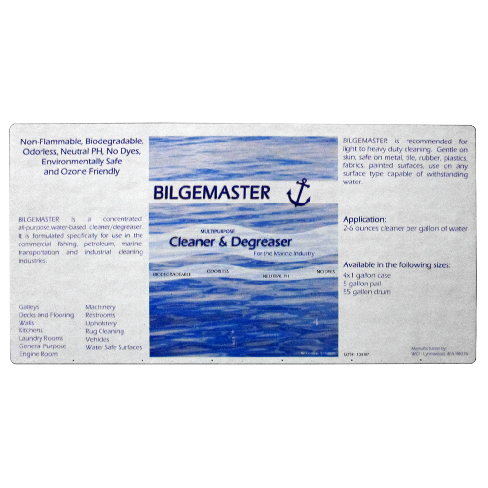 Bilge master cleaner
