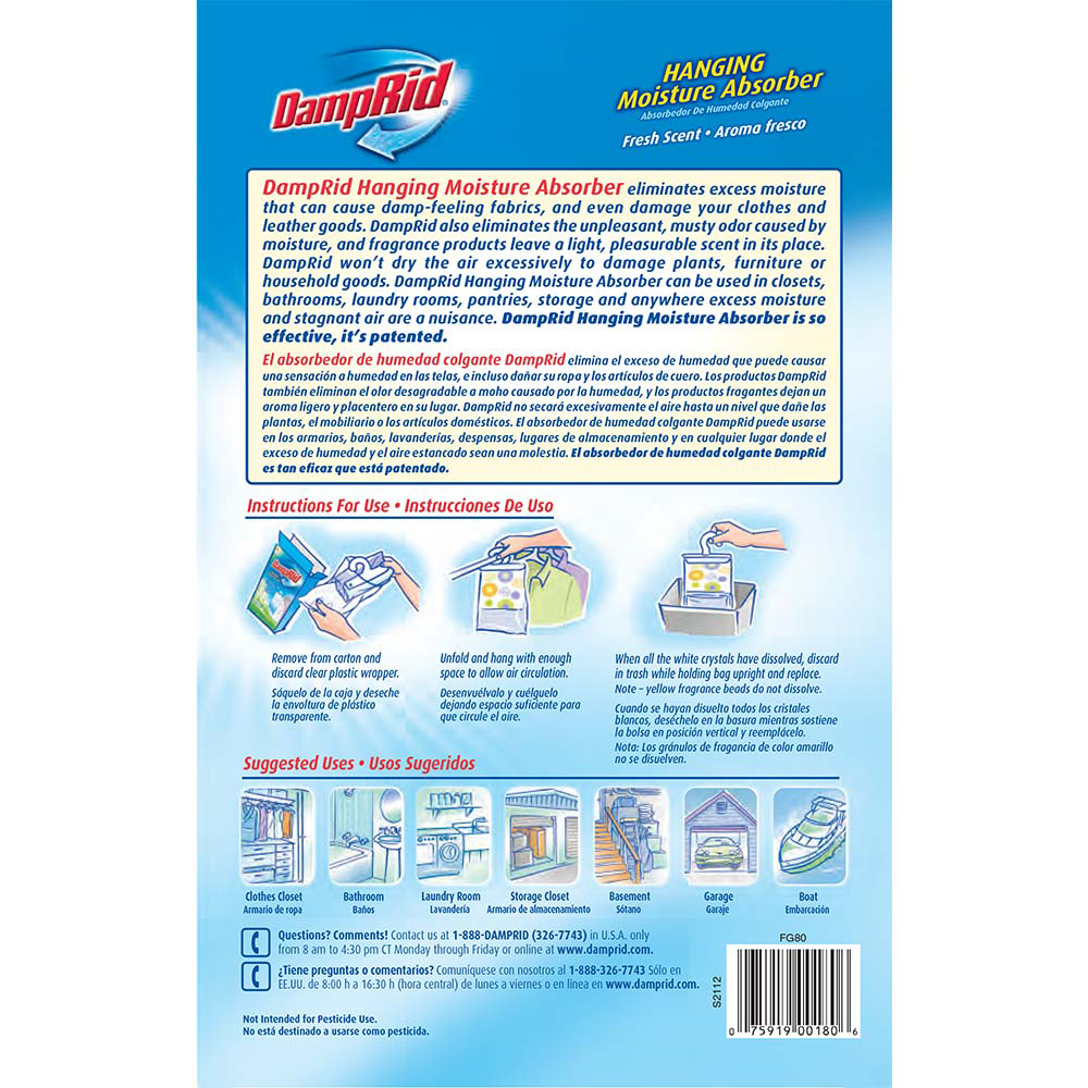 Damp Rid Hanging Bag Freshener Seattle Marine