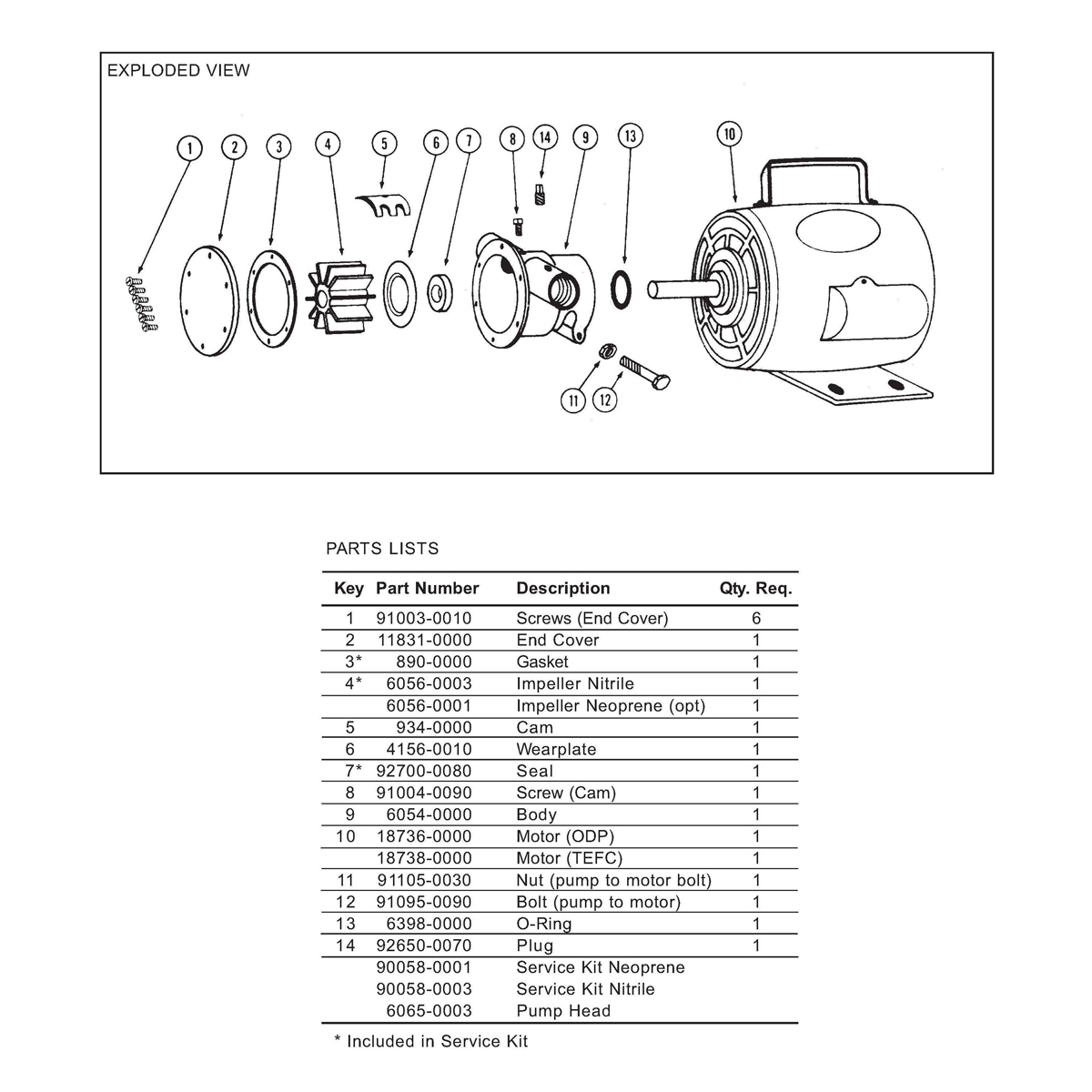 Jabsco Xylem 60500003 Pump 115V General Purpose Seattle Marine