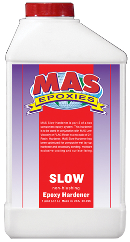 MAS Epoxy Slow Epoxy Hardener 1 Pint 