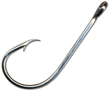 120ft Commercial Fishing longline with 20 clip on hook snoods Size 6 Mustad Hook 