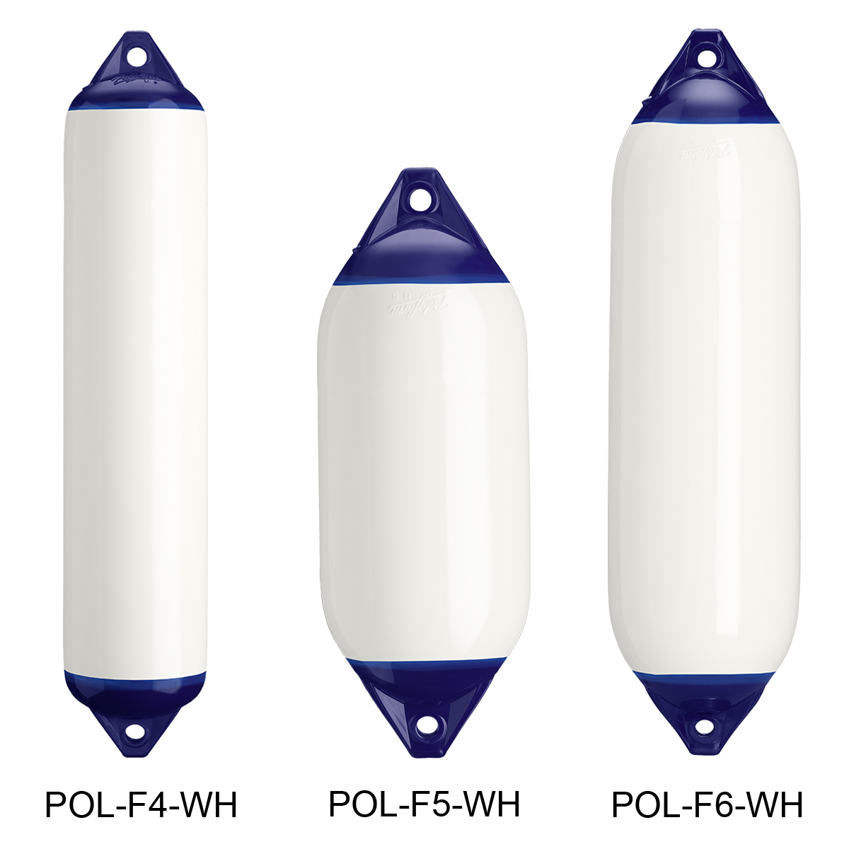Polyform F fender white Seattle Marine