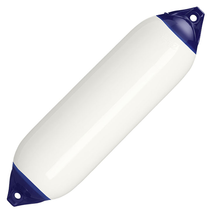 Polyform F6 fender, white Seattle Marine