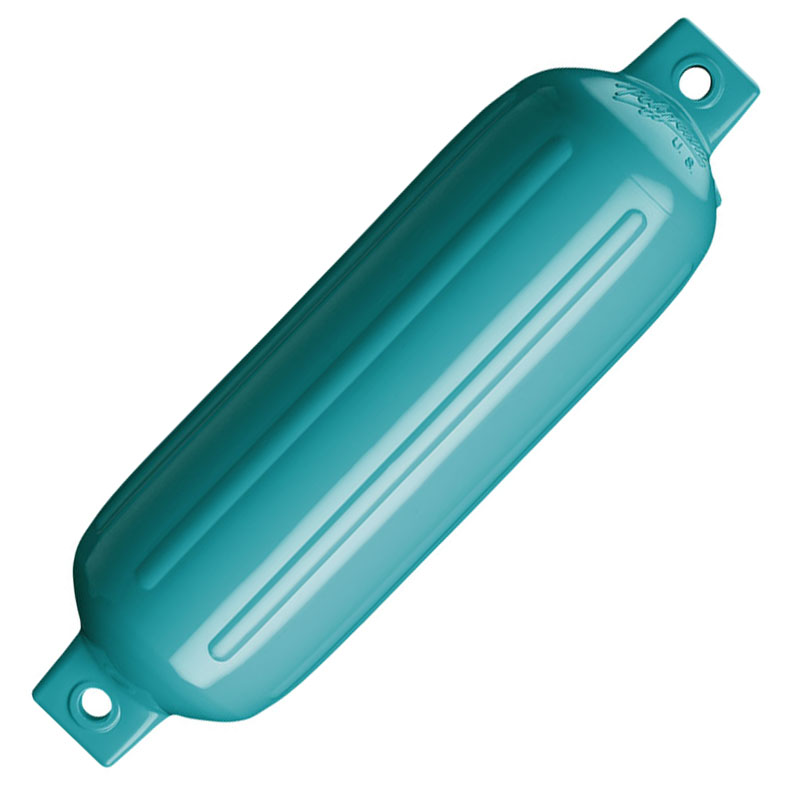 Polyform G4 fender, teal Seattle Marine