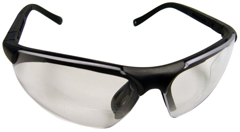 2.5X Reader Safety Glasses Clear